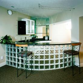 Entertain in style, turn a small corner into the focal point of the room.