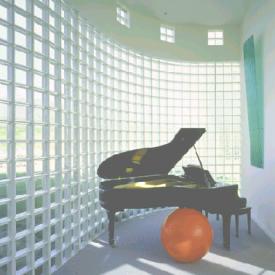 No mater what type of work you do, glass block can make the environment you do it in more enjoyable.